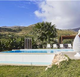 4  bedroom villa with pool, Scopello, sleeps 8